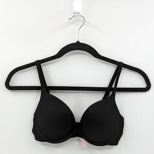 Victoria's Secret PINK Bra Women's 32C Black Push Up